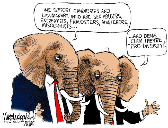 Cartoon commentary